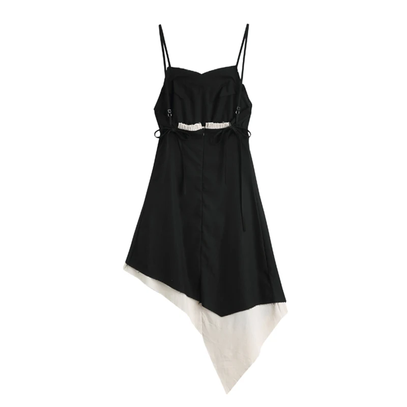 Женские укороченные платья на бретелях-спагетти соблазнительные короткие с