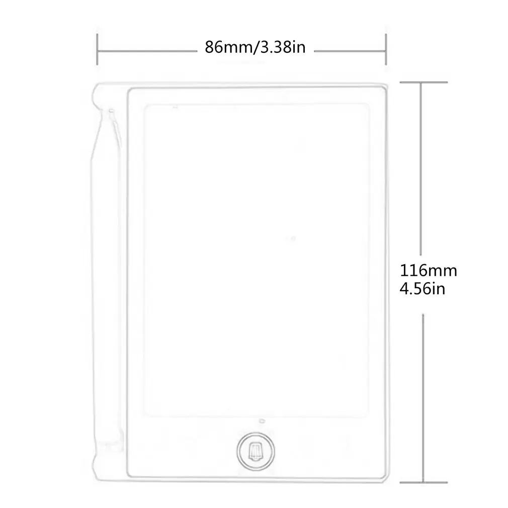 

4.4inch LCD Writing Tablet Electronic Writing Pad LCD Screen Digital Graphic Drawing Tablet Handwriting Pads Educational Writing