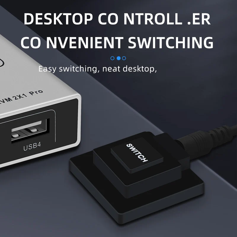 KVM консоль с двумя портами 2x1 USB порта дисплея 4K DP 1 2 коммутатор 4KX2K/60Hz 2K/144Hz порт в
