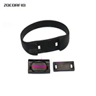 Съемный RFID смарт-браслет, силиконовый электронный браслет с биркой 25 мм