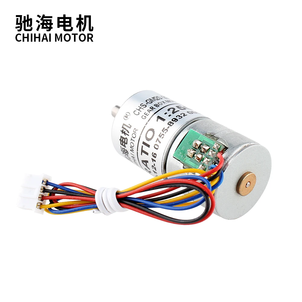 CHS GM20BY 2 фазы 4 провода шагового двигателя Шестерни двигатель 20 Ом соотношение
