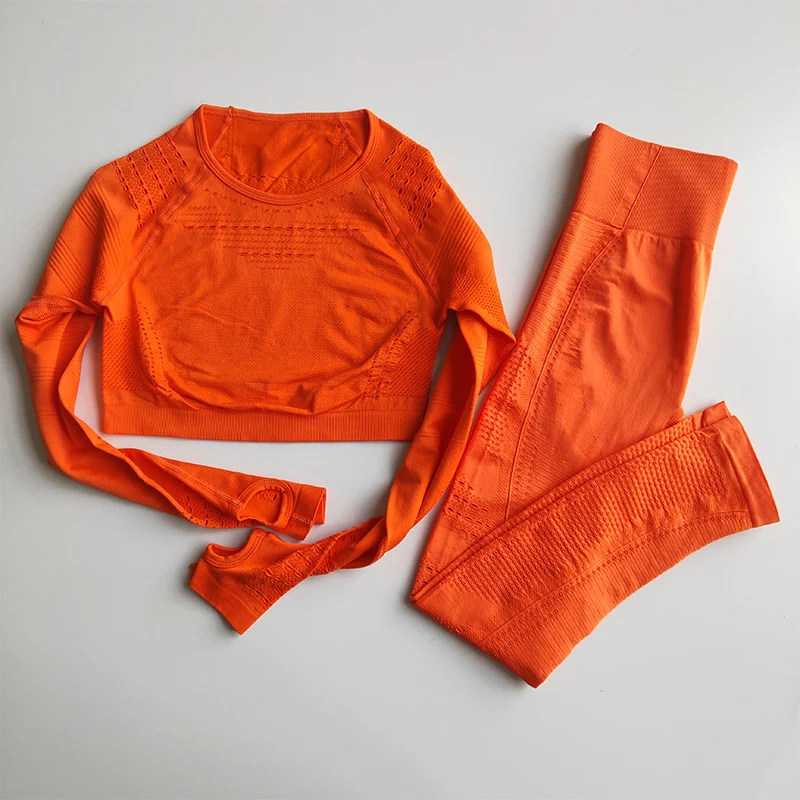 Peeli 2 шт женский спортивный костюм Бесшовные Йога набор для тренировок и занятий в