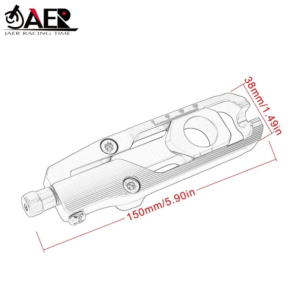 

Motorcycle CNC Adjustable Chain Tensioner Bolt Catena for Honda X-ADV XADV X ADV 750 2017 2018