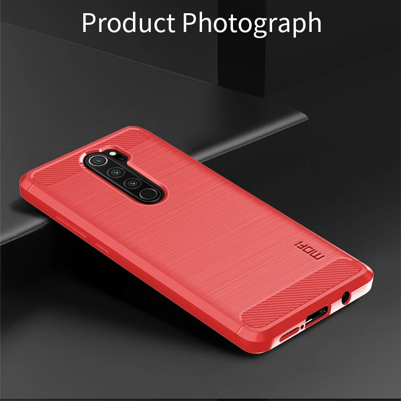 Для Xiaomi Redmi Note 8 Pro MOFI Мягкий ТПУ чехол из углеродного волокна чехол для Xiaomi Redmi Note 8 Pro Чехол Для Телефона