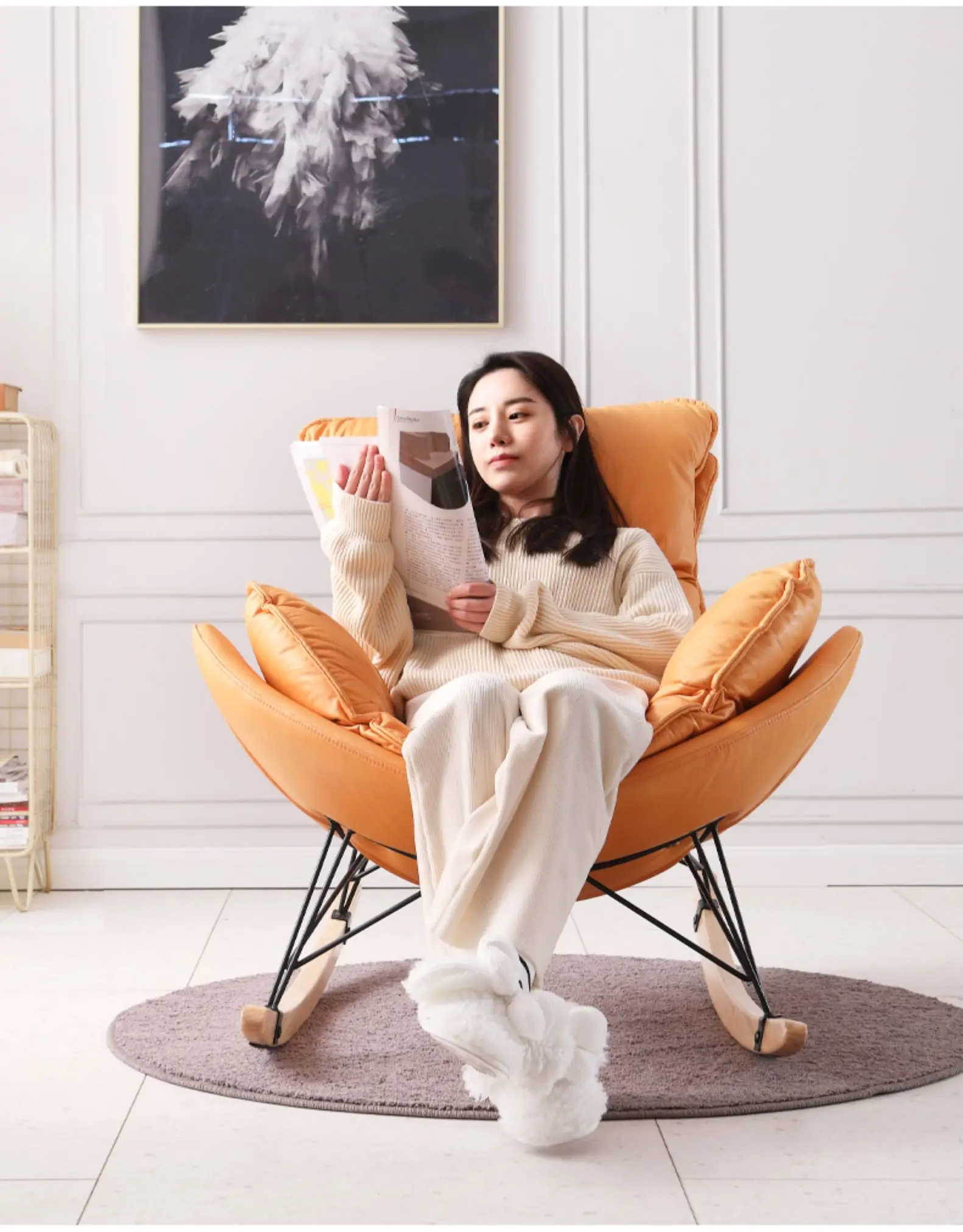 Кресло-качалка для взрослых диван кресло отдыха Интернет знаменитости ленивый