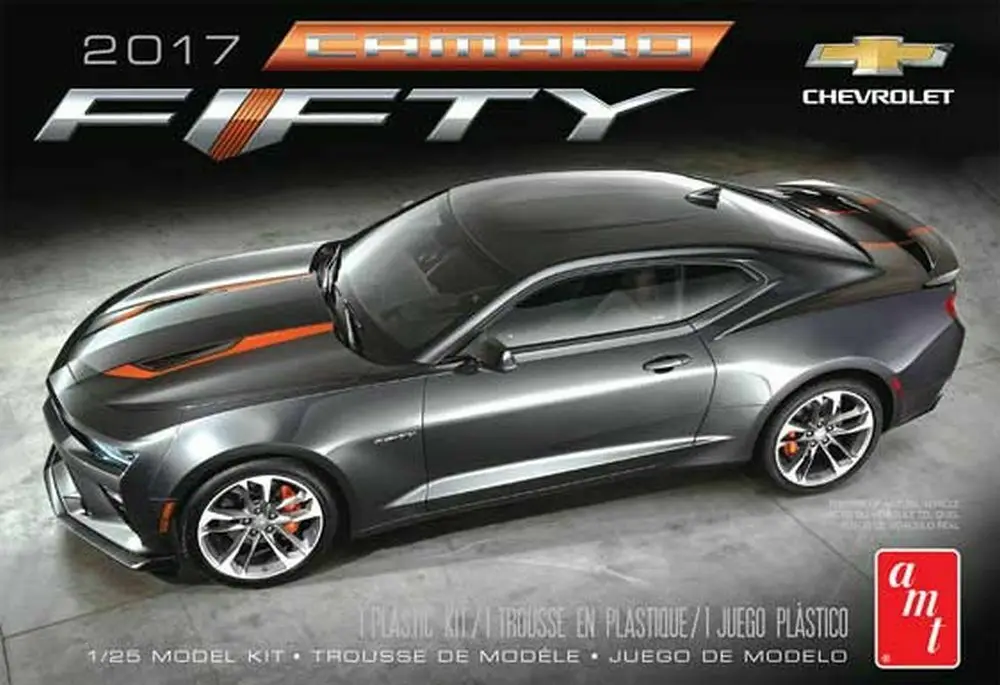 Круглые весы 2 AMT No1035M 1:25 2017 комплекты для модели автомобиля Chevy Camaro с 50-летним