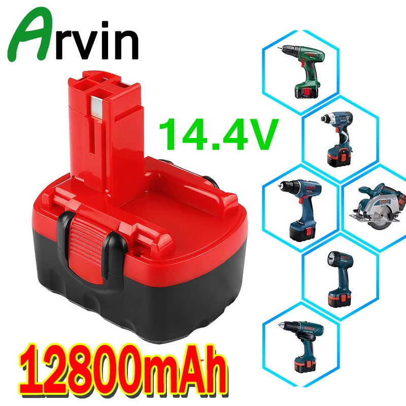 BAT038 14 4 V 12800mAh и 9800 мА/ч Перезаряжаемые Батарея для bosch BAT040 BAT140 BAT159 BAT041 3660K NI