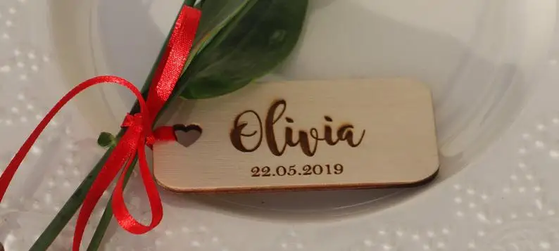 Лазерная резка на заказ свадебное название/на деревянные Свадебные