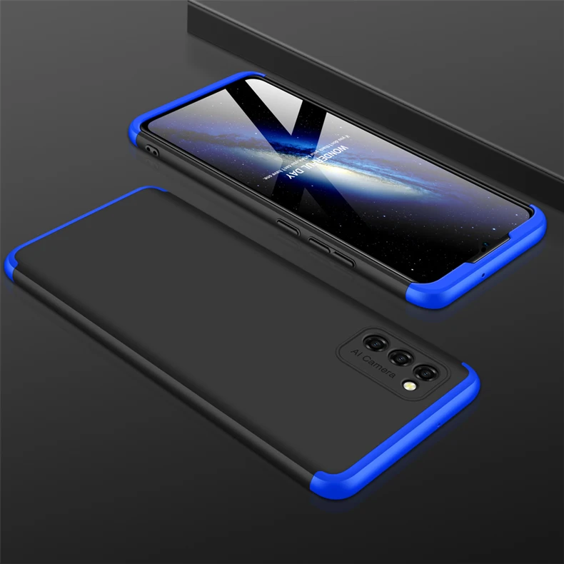 

Ударопрочный чехол для Samsung Galaxy A02S M02S, 360 Защитный матовый жесткий чехол для телефона Samsung Galaxy A02S M02S A025F M025F