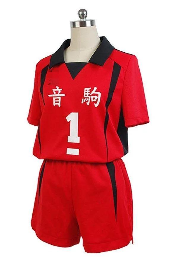 Haikyu Haikyuu! Футболка для старшей школы Nekoma NO 1 Tetsuro Kuro волейбольные Джерси Спортивная