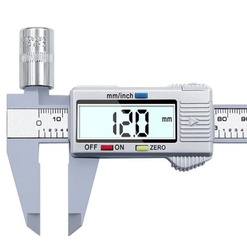 

Цифровой Штангенциркуль с нониусом, 150 мм, ЖК-дисплей