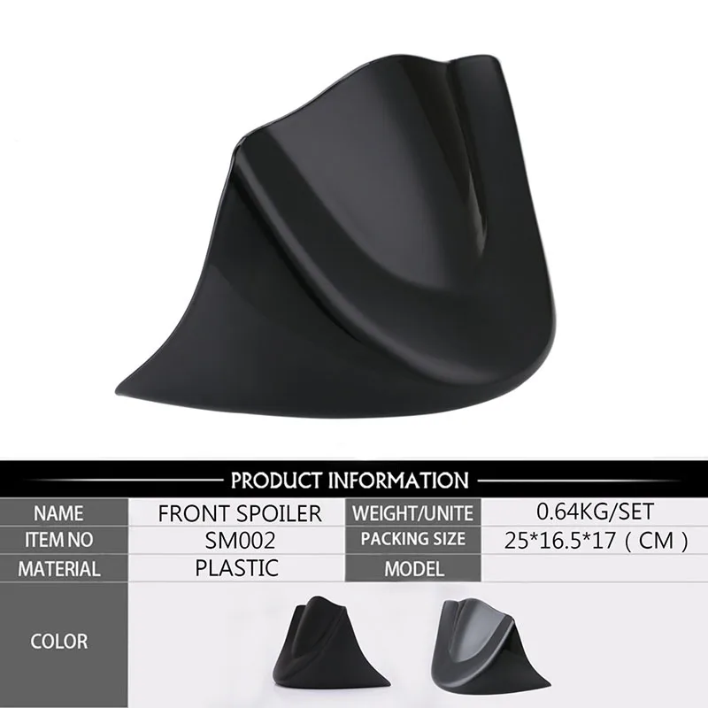 

Motorcycle Front Bottom Spoiler Mudguard Air Dam Chin Fairing For Motorcycle Engine Refit Accessories 2006-2018