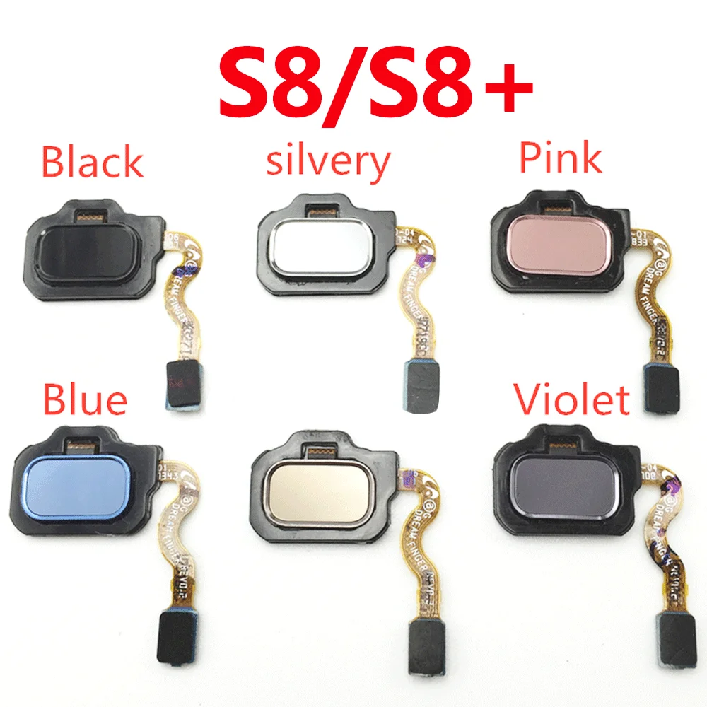 

1pcs Home Return Key Menu Button Fingerprint Sensor Flex Cable For Samsung Galaxy S8 G950F S8plus G9550F G9500 Touch Repair Part