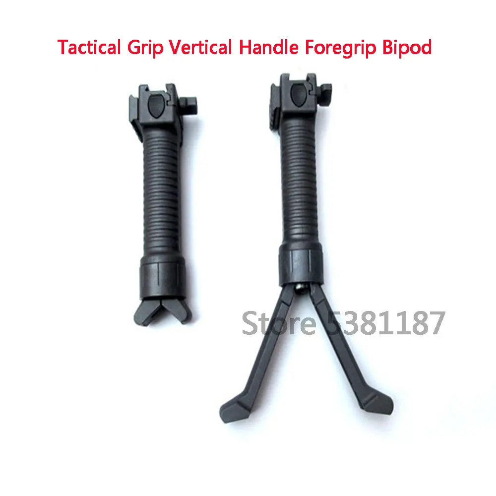 Нейлон 20 мм тактическая рукоятка Вертикальная ручка Foregrip сошки Picattinny планка
