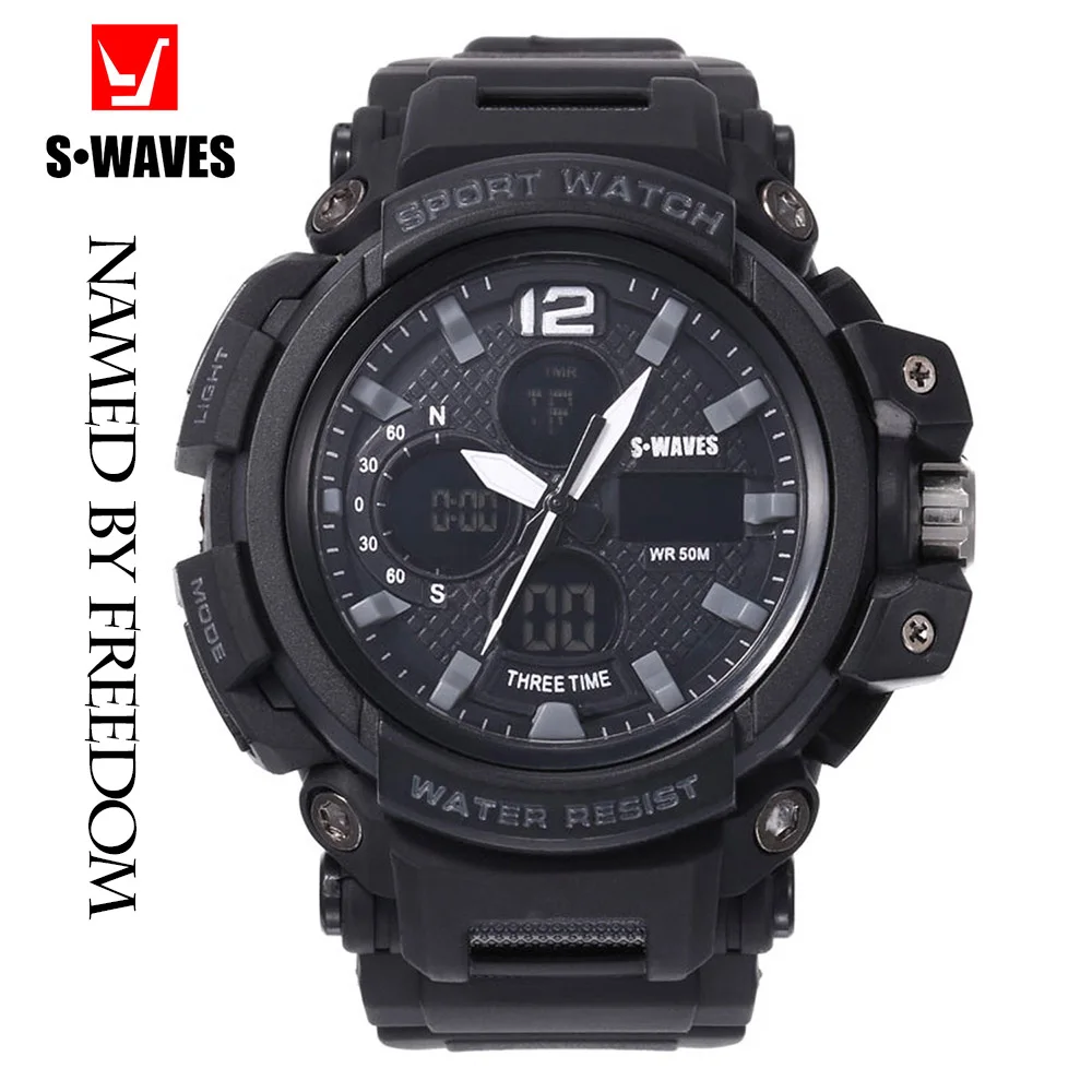 Часы наручные SWAVES мужские водонепроницаемые модные уникальные