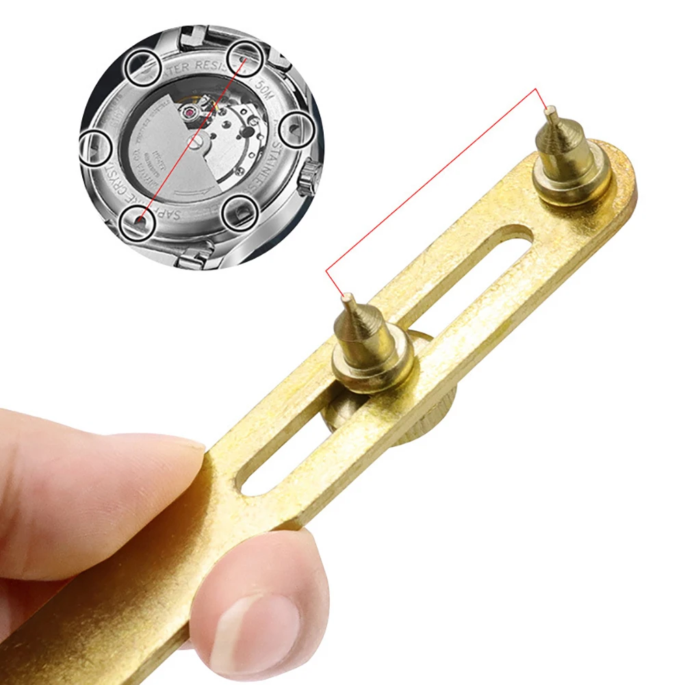 

Metal Watch Repair Tool Adjustable Back Cover Remover Screw Watchmaker Open Battery Change Tool Watch Supplies