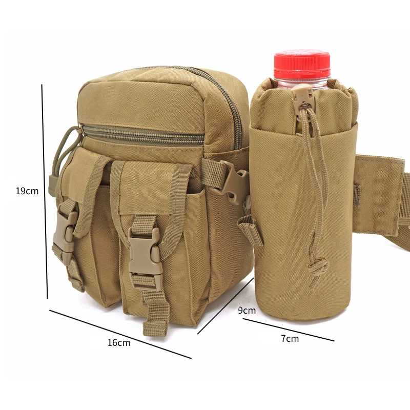 

Tactic Bag Pack Travel Waist Pack Sports Kettle Bag Outdoor Camouflage Hunting Small Chest Waist Bag Camping Accessories