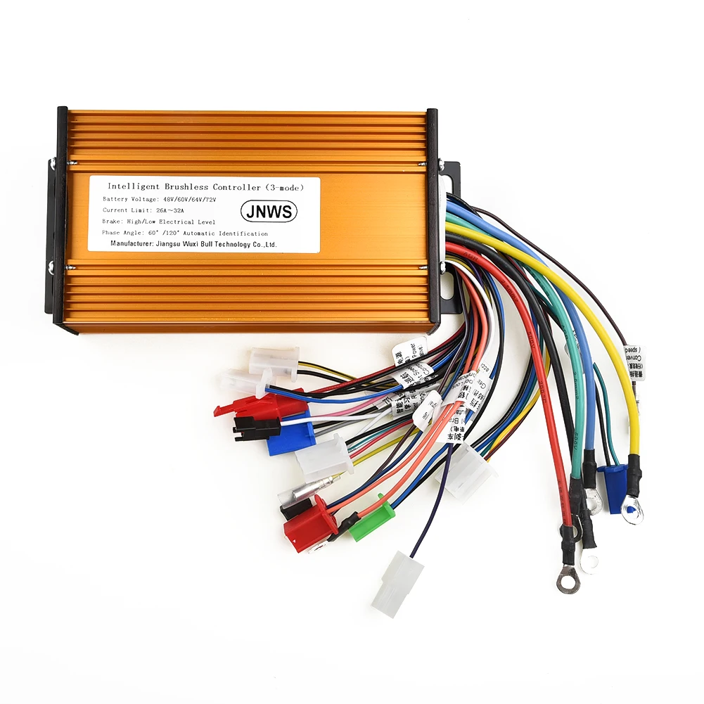 

60V 48V 500W BLDCM Controller Lead-acid Li-ion Battery Electric Bike Dual-mode Automatic Identification Voltage 12 MOS Tubes