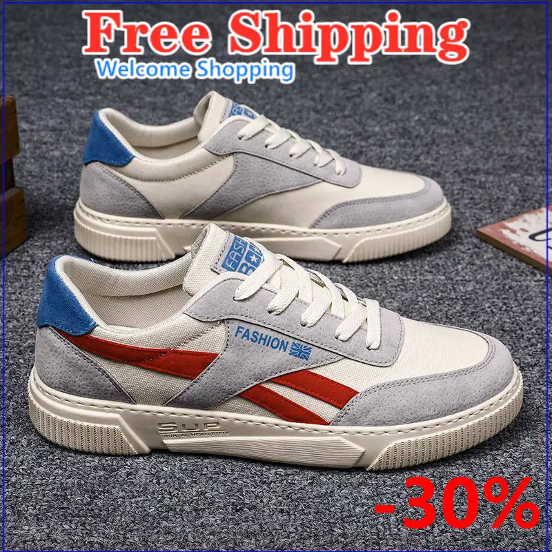 preferential 2021 new spring men's shoes canvas shoes Korean fashion sports casual students men Men's sneaker Men's summer