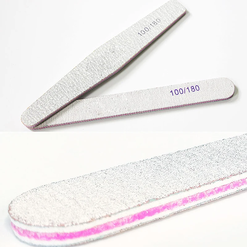 

10 Pcs Nail Art Sanding Buffer Buffing Manicure Acrylic Gel Files Grit Size 100/180