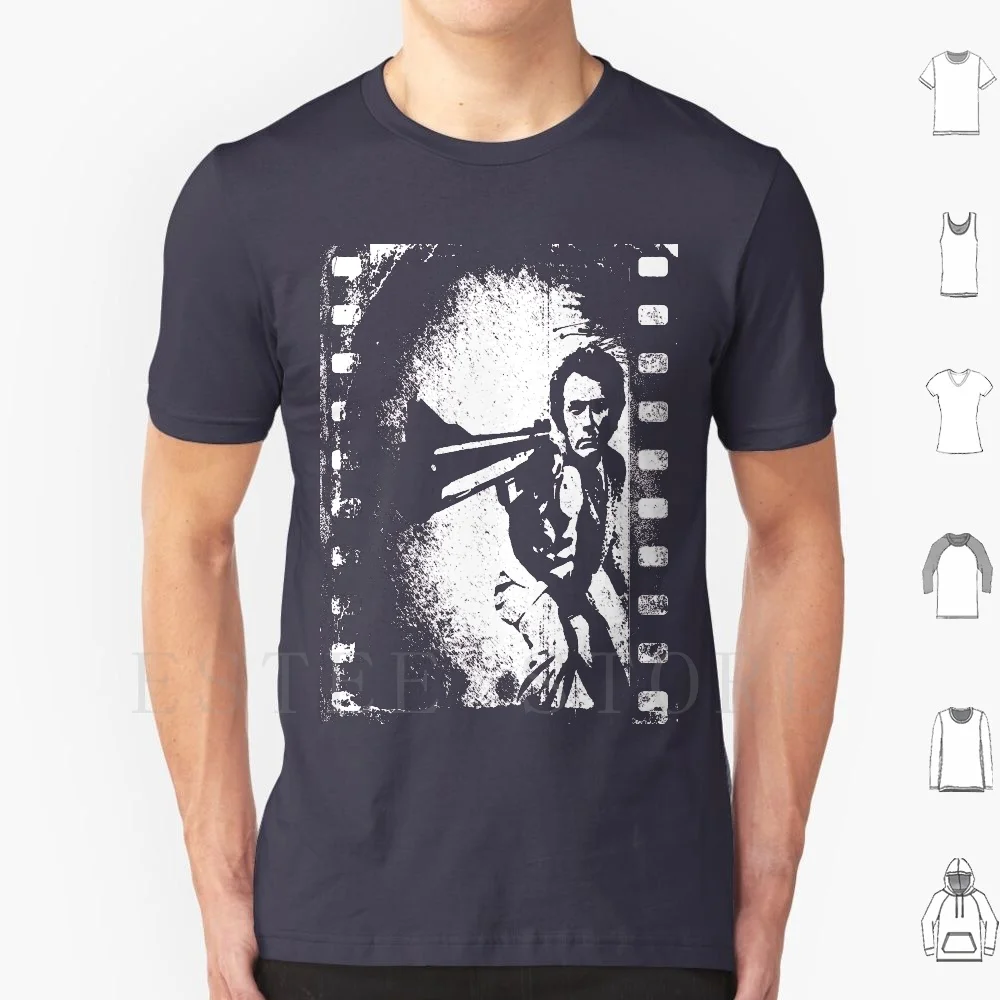 Футболка из хлопка с принтом грязный Гарри | Мужская одежда