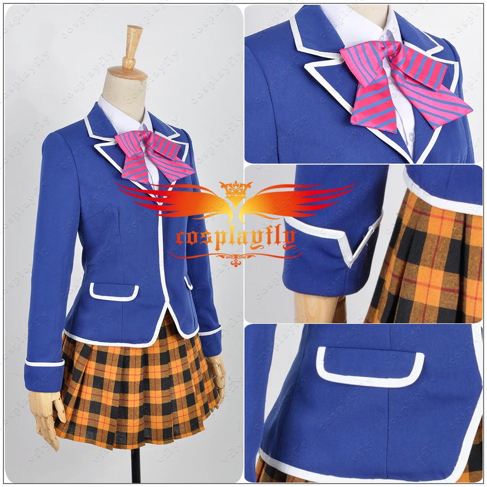 Костюм горничной из аниме продовольственные войны: Shokugeki No Soma Erina Nakiri костюм для