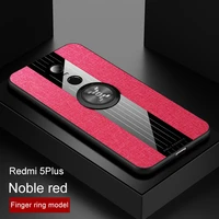 business cloth pattern armor with magnetic ring bracket phone case for xiaomi 9t cc9 cc9e a3 redmi note 5 pro plus lite pc cover