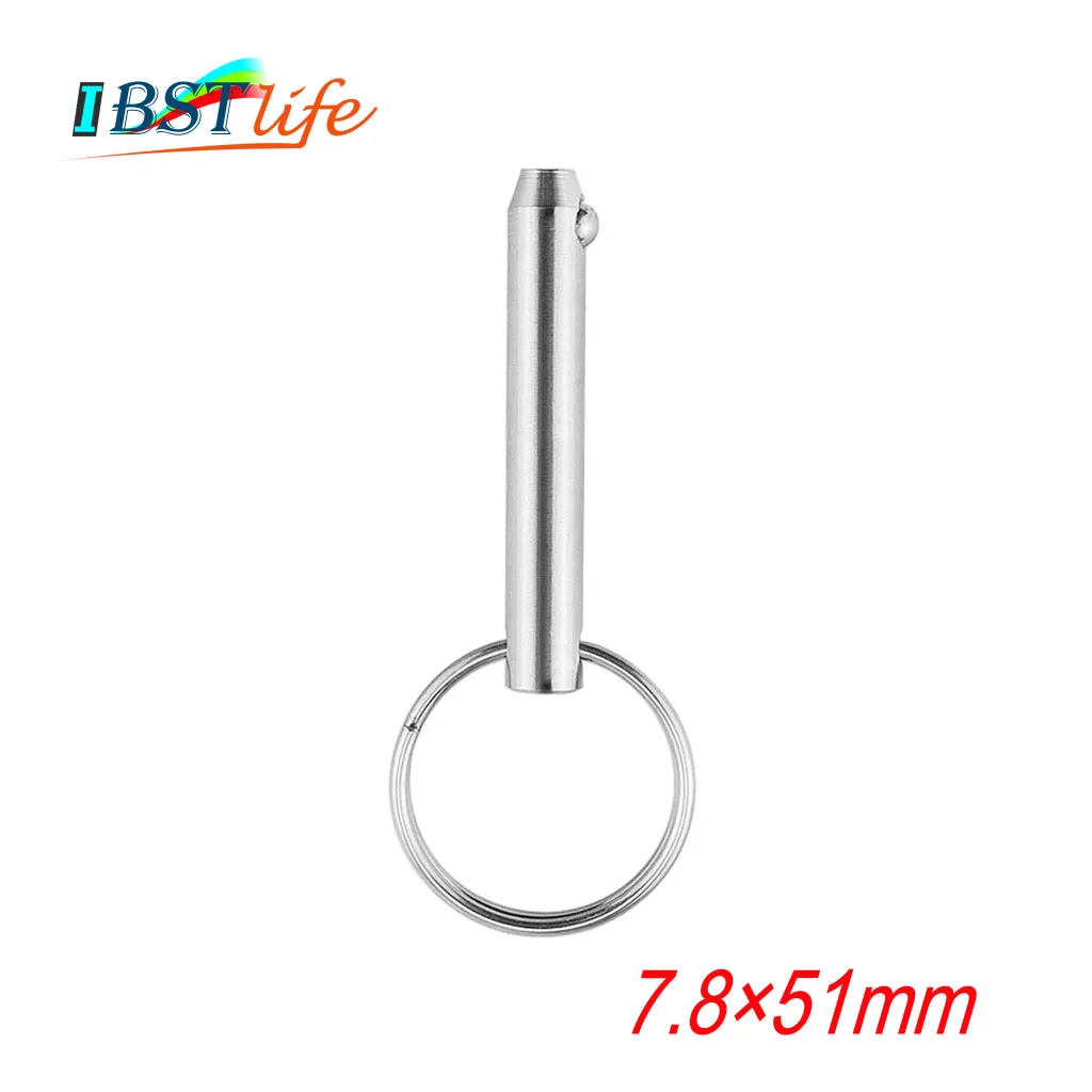 

7.8*51mm Marine Grade 316 Stainless Steel Quick Release Ball Pin for Boat Bimini Top Deck Hinge Marine Boat