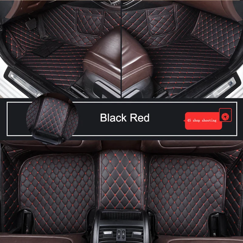 

Leather Customized Car Floor Mat for HONDA CRV Fit Jazz Accord Civic Odyssey Pilot Vezel Stream Shuttle Carpet Car Accessories