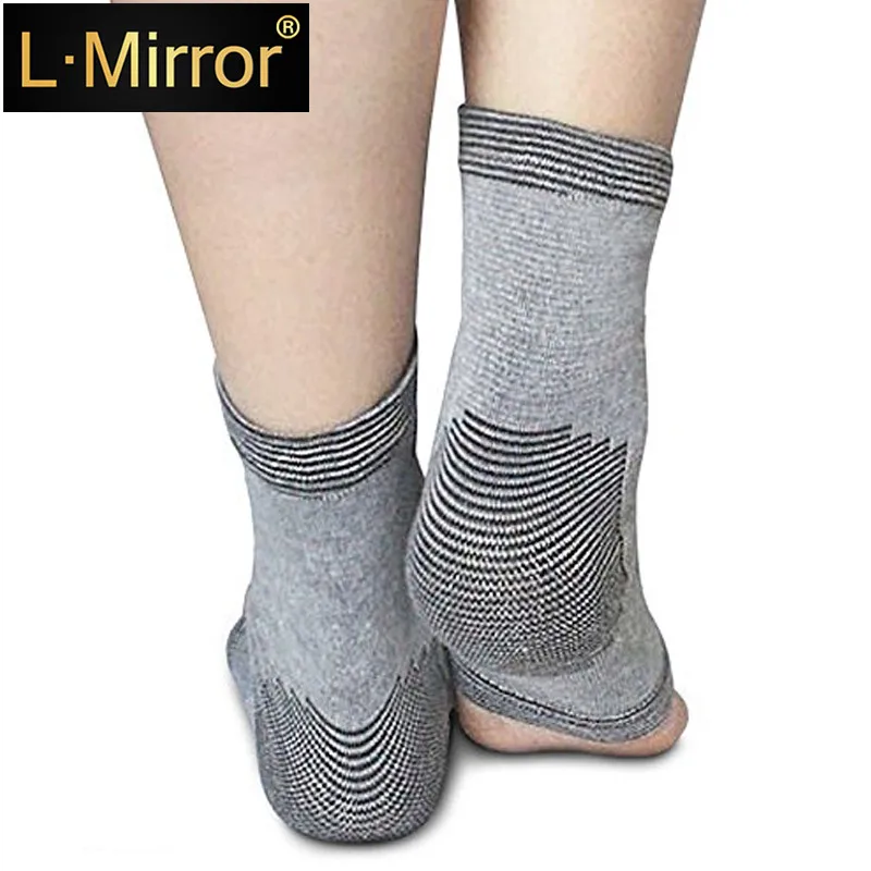 L.Mirror 1 пара компрессионных носков подошвенные модные рукава для ног с пяткой арки