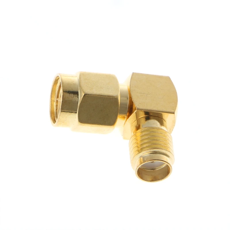 

SMA Male To SMA Female Right Angle 90 Degrees RF Coaxial Connector Adapter N1HD