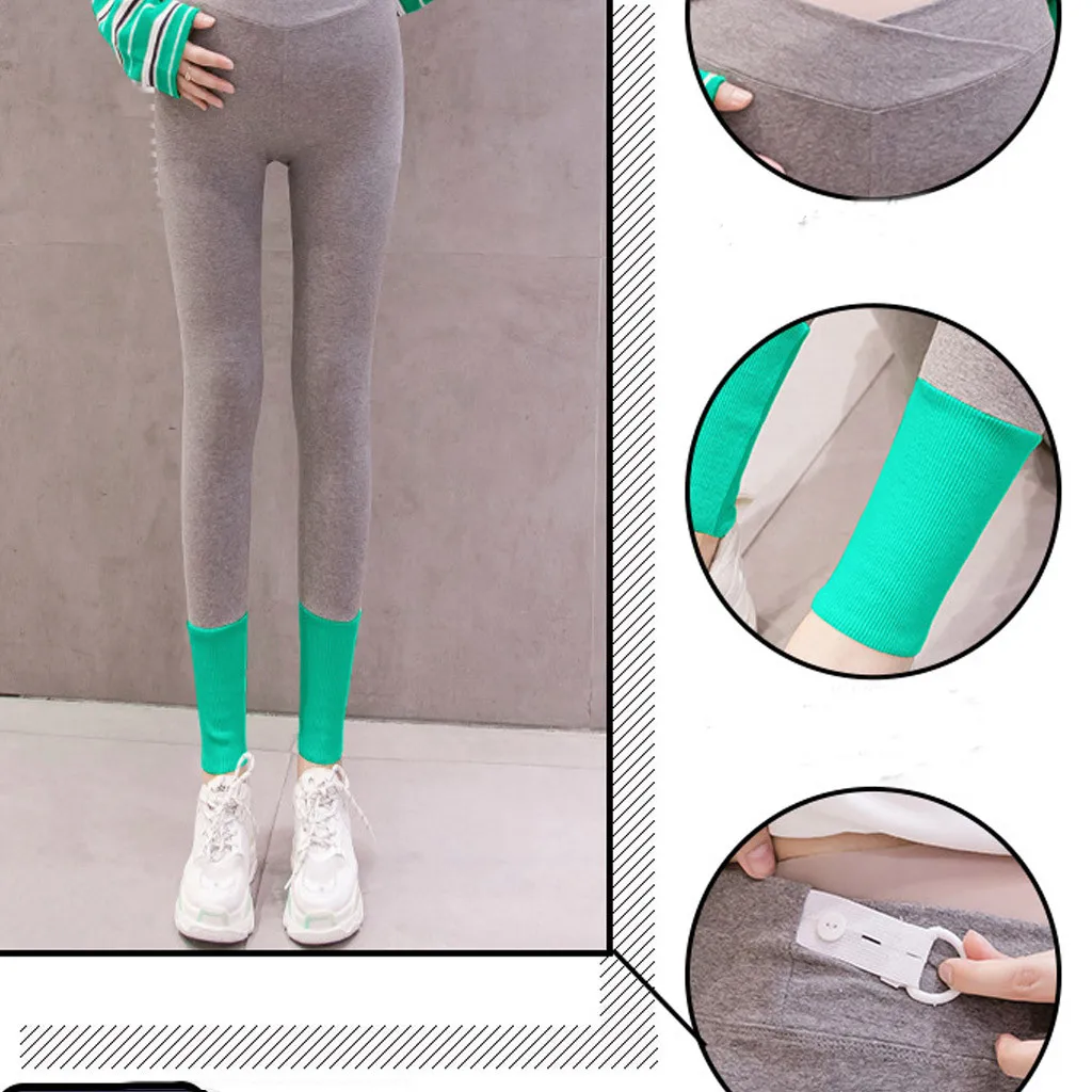 

SAGACE Aueumn Winter Maternity Trousers Elastic Prop Belly Warm Legging Pants Maternity For Pregnancy Leggings Pants Trousers