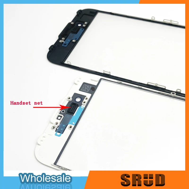 

10Pcs 3 in 1 Cold Press Front Screen Outer Glass Bezel Frame Laminated OCA For iPhone 8 7 6 6s plus