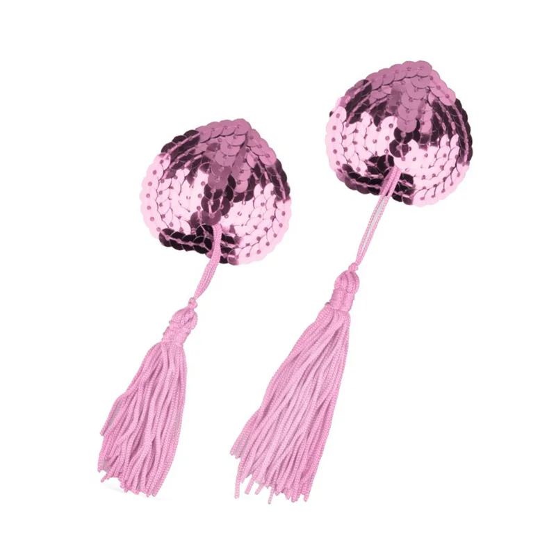 1 пара, сексуальный Стикини наклейки, женское белье, блестки, кисточка, бюстгальтер для груди, соска, покрытие в форме сердца, силиконовые наклейки на соски для женщин