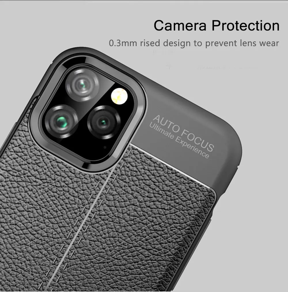 Для iPhone 11 Pro Max 11Pro роскошный противоударный матовый чехол s Чехол кожаный чехол из углеродного волокна для Apple iPhone11 Pro Max чехол s