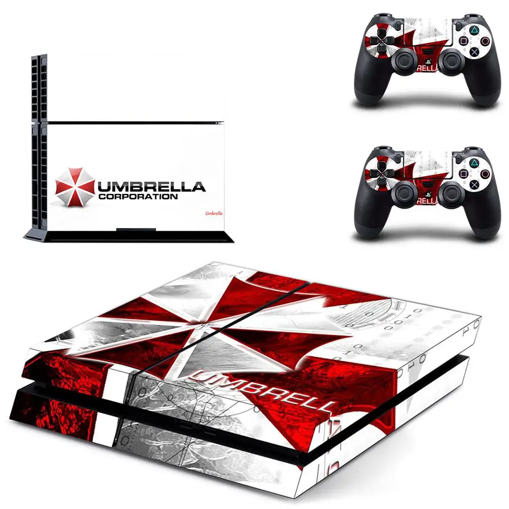 PS 4 sticker s PS4 наклейка обитель злой кожи Play station наклейки Pegatinas Adesivo для консоли