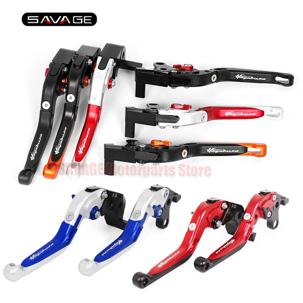

Adjustable Folding Extendable Brake Clutch Levers For SUZUKI HAYABUSA GSXR 1300 2008-2022 2021 Motorcycle Accessories CNC Logo