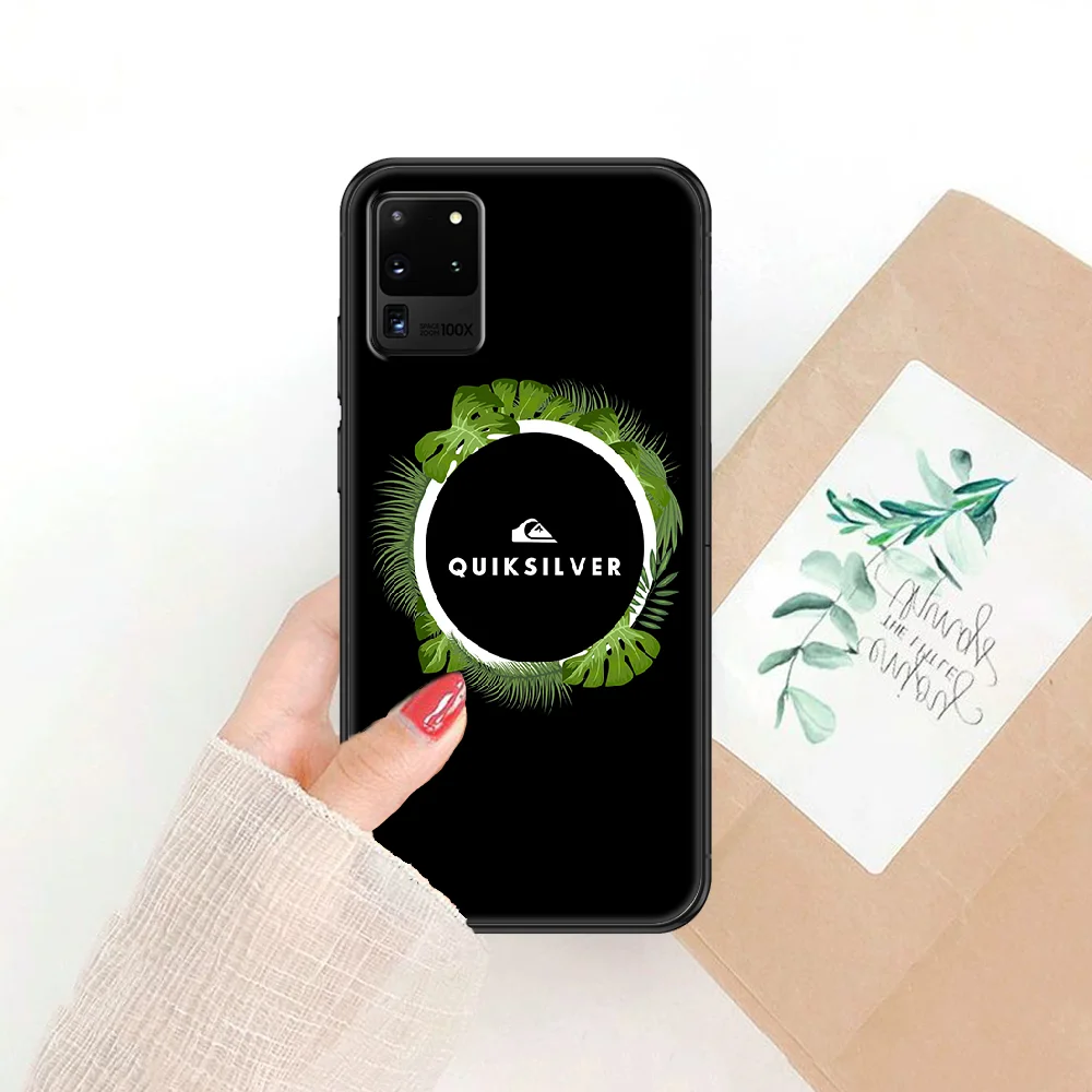 

Surf And Skateboard Quiksilvers Phone case For Samsung Galaxy Note 4 8 9 10 20 S8 S9 S10 S10E S20 Plus UITRA Ultra black trend