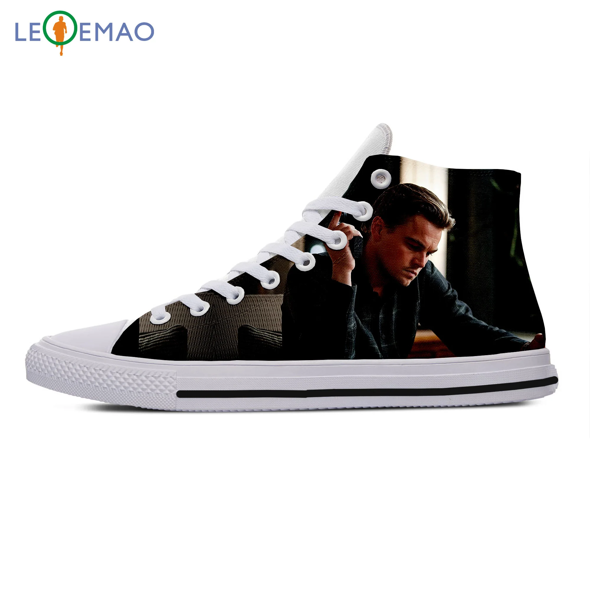 

Custom Spring Autumn Canvas Shoes Leonardo Dicaprio High Quality Handiness Men's Casual Shoes Comfortable Big White Zapatillas