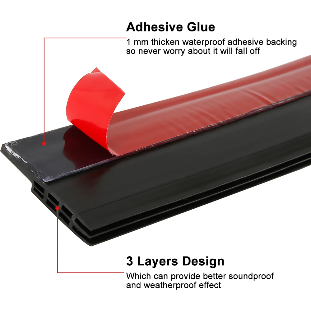 

Under Door Draft Stoppers Weather Stripping Energy Saving Wind Blocker Window Seal Strip Noise Stopper Insulator Door Prevent