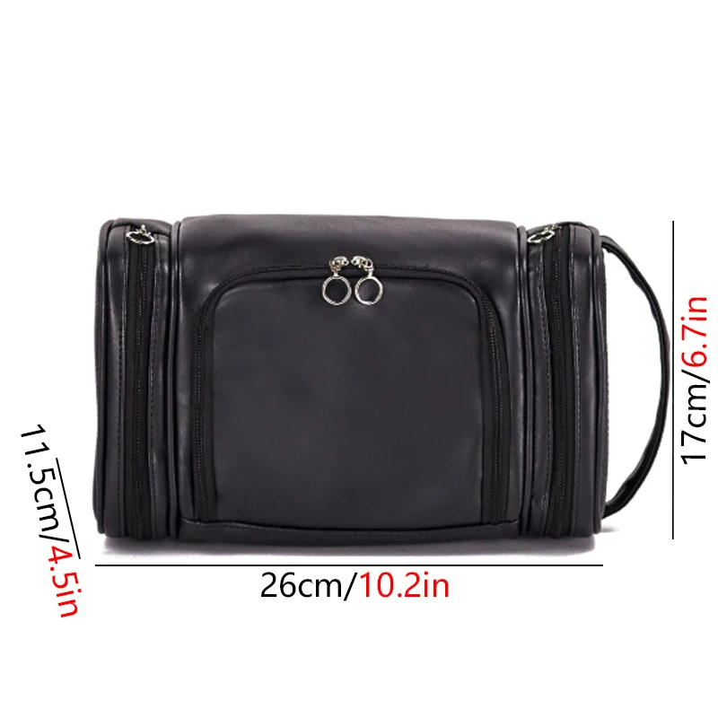 

Simple Wash Bag Pvc Leather Waterproof Large-Capacity Portable Bag Dry Wet Separation Men Women Travel Storage Cosmetic Bag