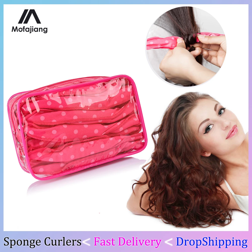 30 шт./компл. пенопластовые ролики губка волнистые бигуди для сна сделай сам