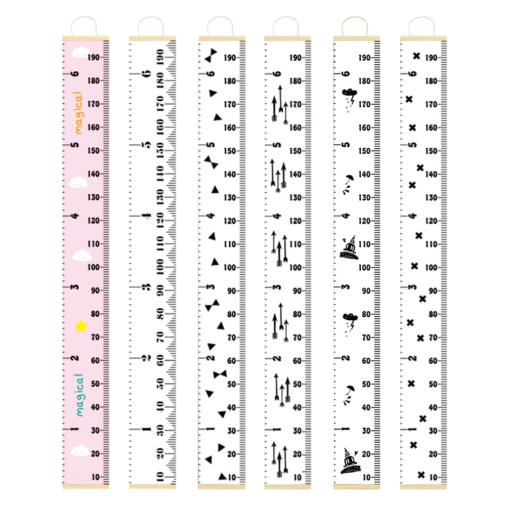 Детская линейка для роста в скандинавском стиле детская Таблица размеров