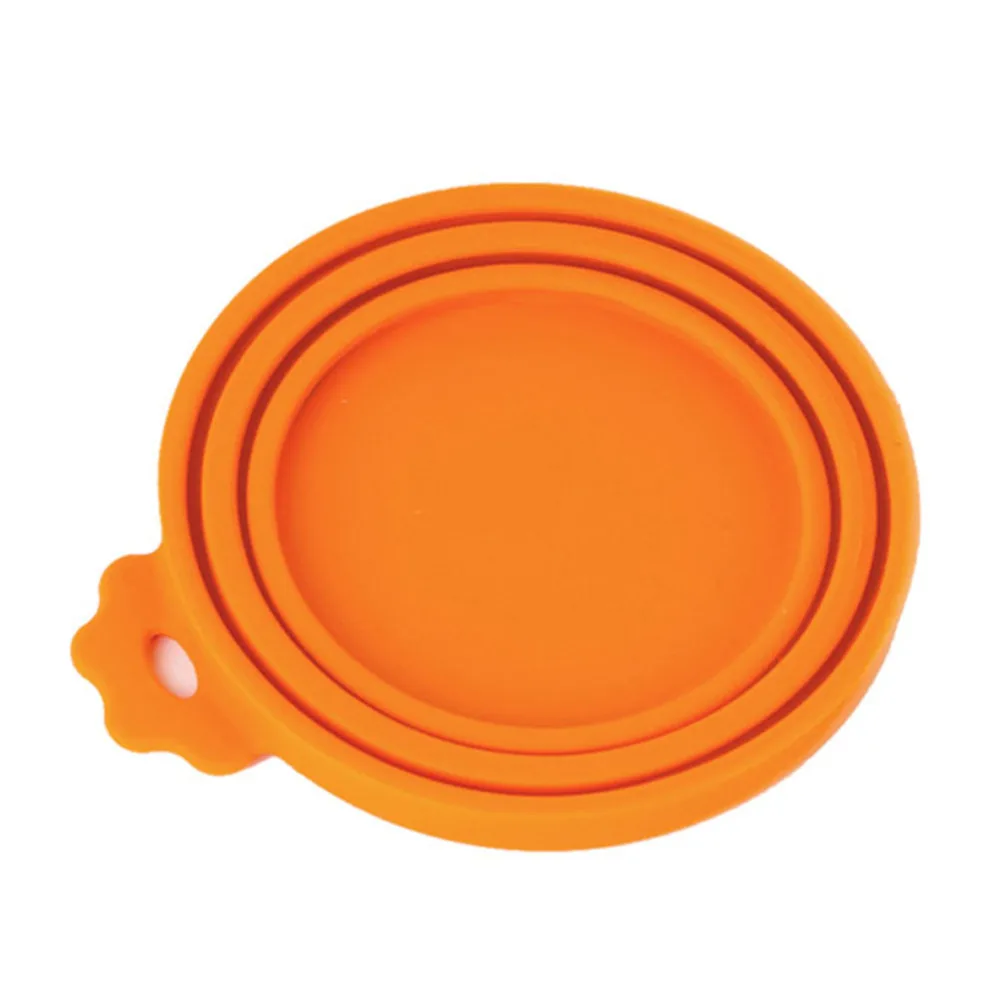 

4pcs Silicone Food Fresh-Keeping Lids Suitable for Multi-size Canned (Orange, Green, Pink, Blue)