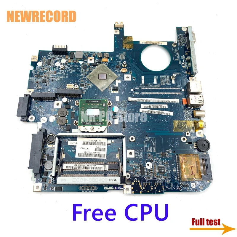 

NEWRECORD MBAJ702003 ICW50 LA-3581P для ноутбука ACER Aspire 5520 5520G 7520 7520G материнская плата ноутбука DDR2 без слот GPU основная плата
