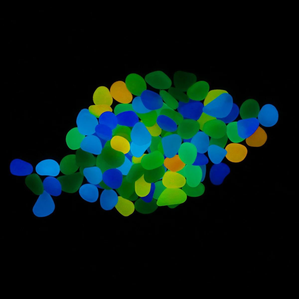 100 шт. булыжников светящиеся камни светящийся в темноте Галька для аквариума