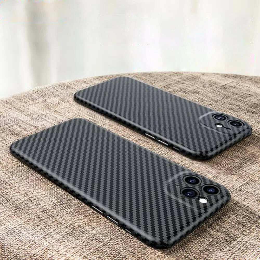 Фото Чехол из углеродного волокна для iPhone 12 Mini Pro Max 11 Pro Max 100% №2
