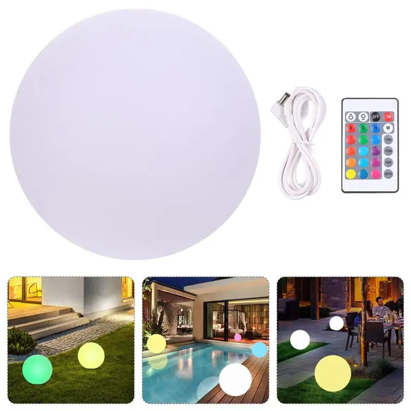 

Creative 7-Color LED Glowing Ball Yard Lamp Waterproof Luminous Ball Light