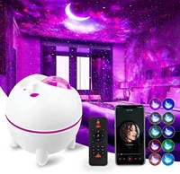 night light projector galaxy led bluetooth music sky starlight viral color rotating ocean gazer space ceiling lamp bedroom adult