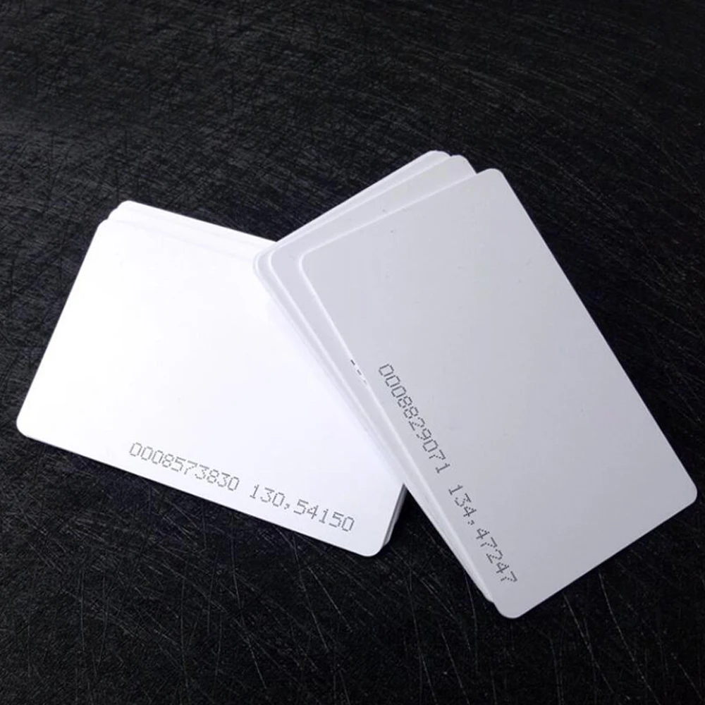 

100/lot RFID 125KHz 13.56Mhz Entry Access EM Cards ID IC Card RFID Card for Access Control Time Attendance
